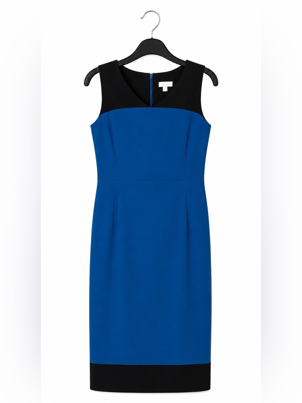 New York & Company Royal Blue Colorblock Ponte Dress Women’s Size 0